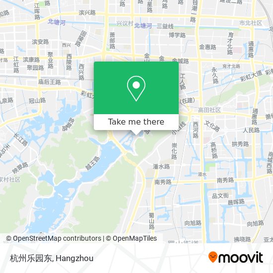 杭州乐园东 map
