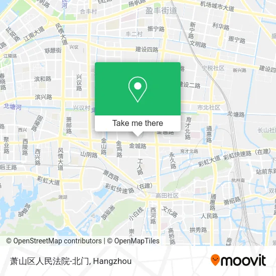 萧山区人民法院-北门 map