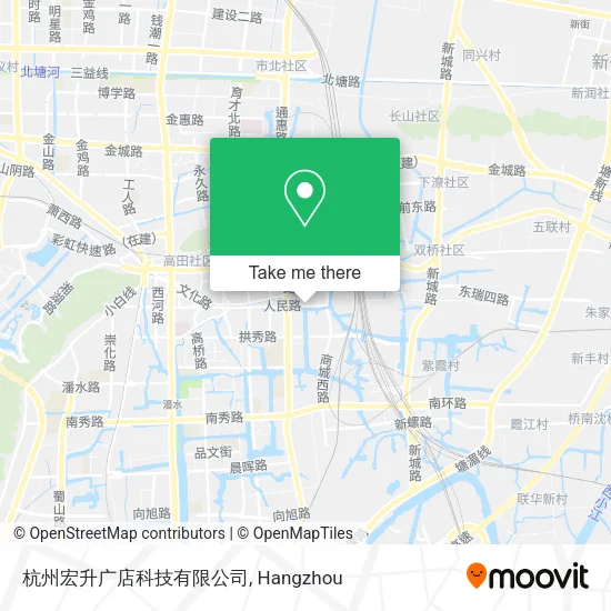 杭州宏升广店科技有限公司 map