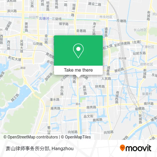 萧山律师事务所分部 map