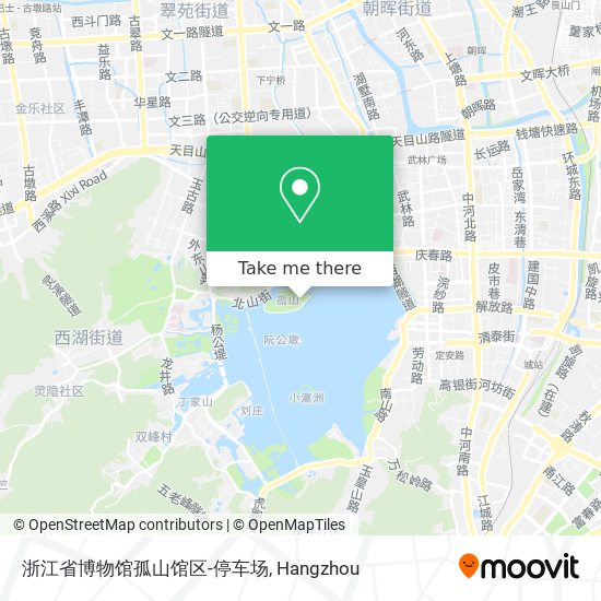浙江省博物馆孤山馆区-停车场 map