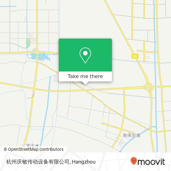 杭州庆敏传动设备有限公司 map