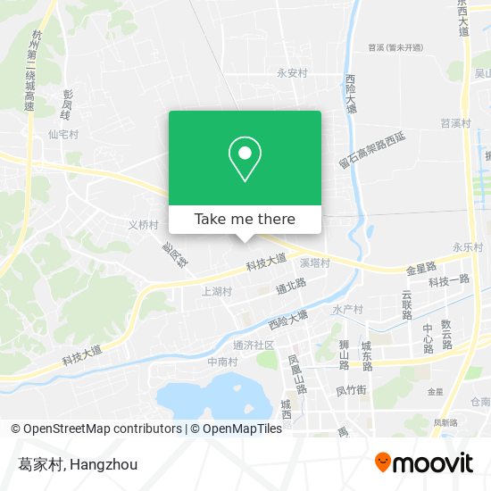 葛家村 map