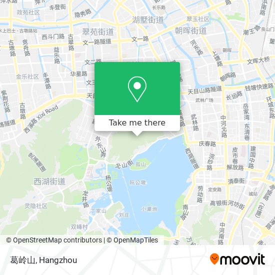 葛岭山 map