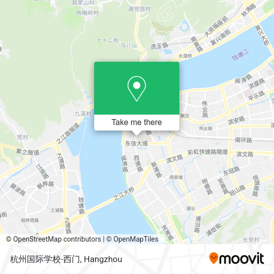 杭州国际学校-西门 map
