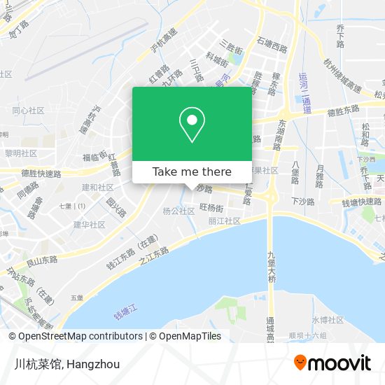 川杭菜馆 map