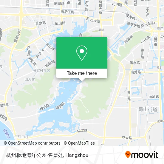 杭州极地海洋公园-售票处 map