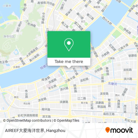 AIREEF大爱海洋世界 map