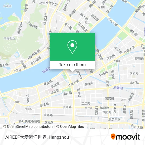 AIREEF大爱海洋世界 map