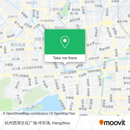 杭州西湖文化广场-停车场 map
