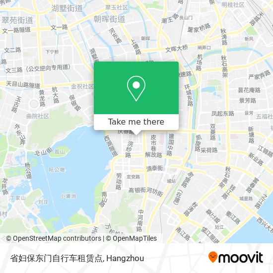 省妇保东门自行车租赁点 map