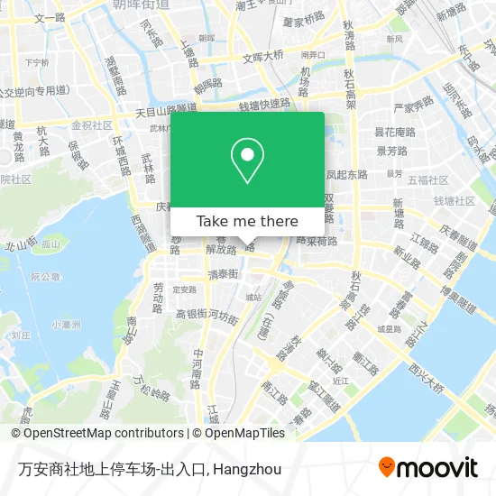 万安商社地上停车场-出入口 map