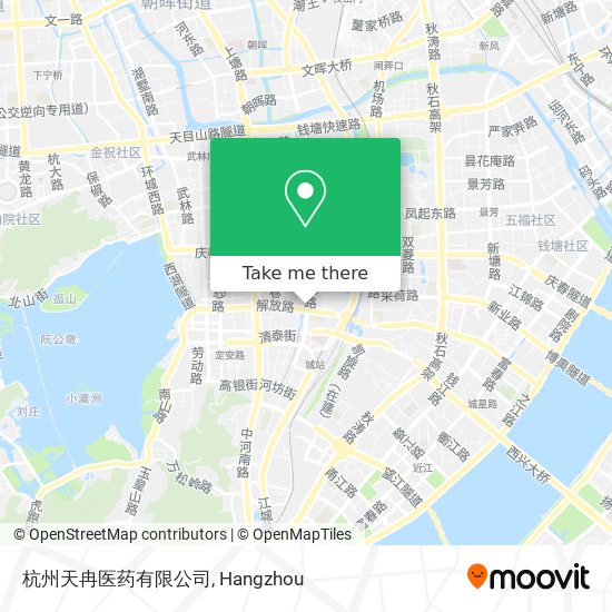 杭州天冉医药有限公司 map