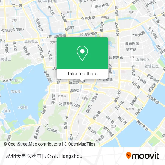 杭州天冉医药有限公司 map