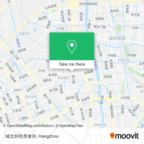 城北特色美食街 map