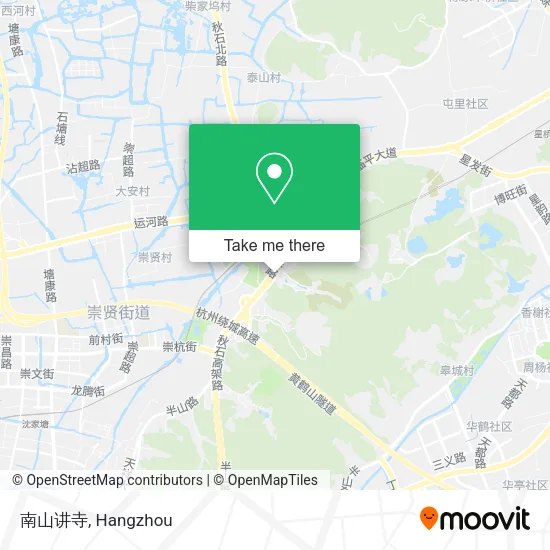南山讲寺 map