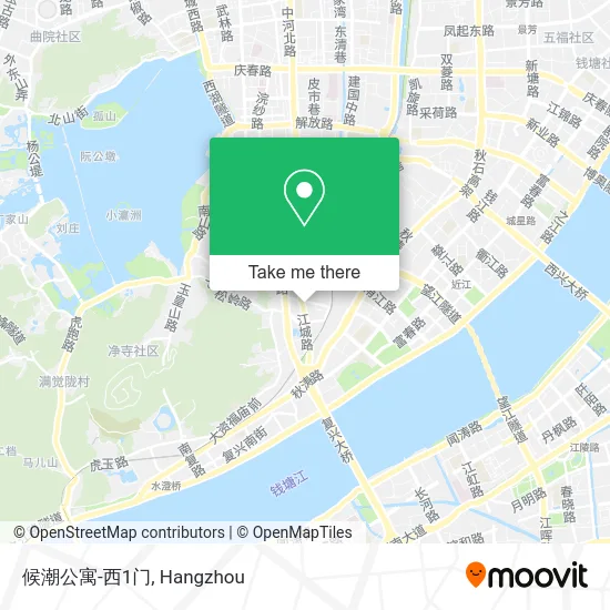 候潮公寓-西1门 map