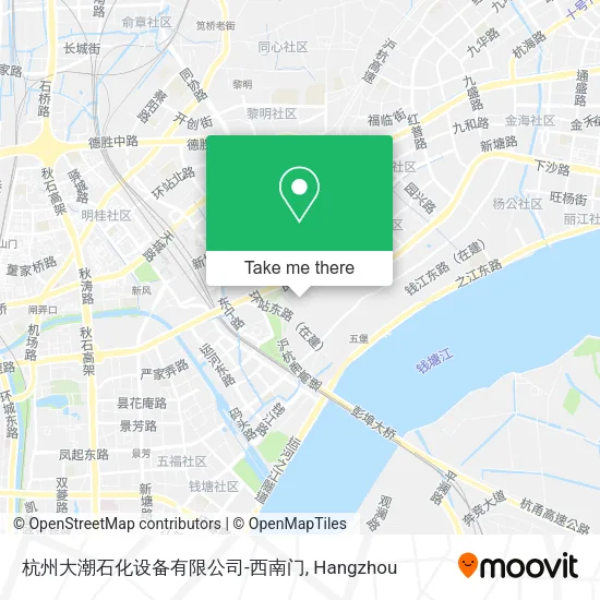 杭州大潮石化设备有限公司-西南门 map