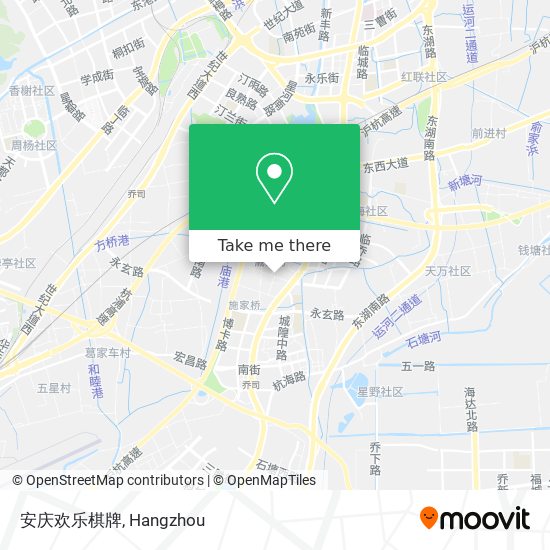 安庆欢乐棋牌 map