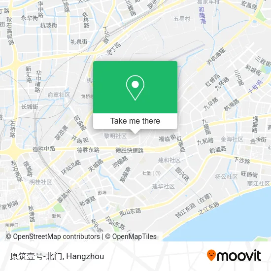 原筑壹号-北门 map