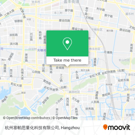 杭州塞帕思量化科技有限公司 map