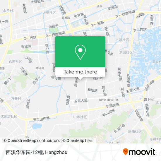 西溪华东园-12幢 map