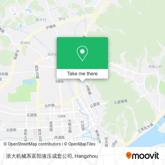 浙大机械系富阳液压成套公司 map