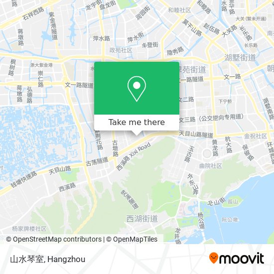 山水琴室 map