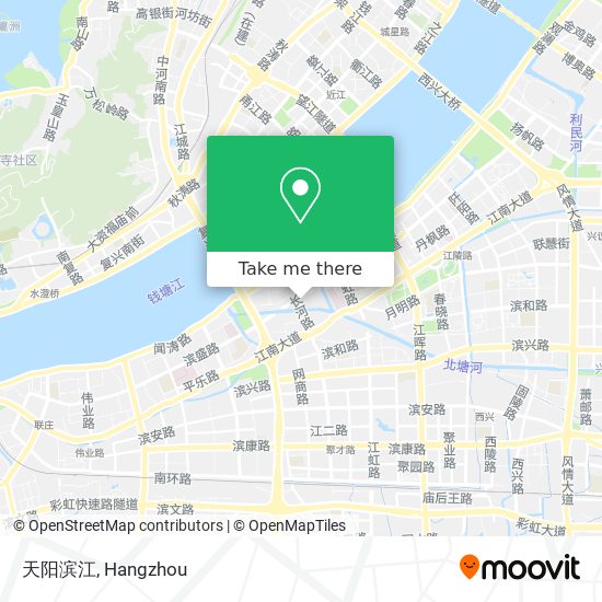 天阳滨江 map