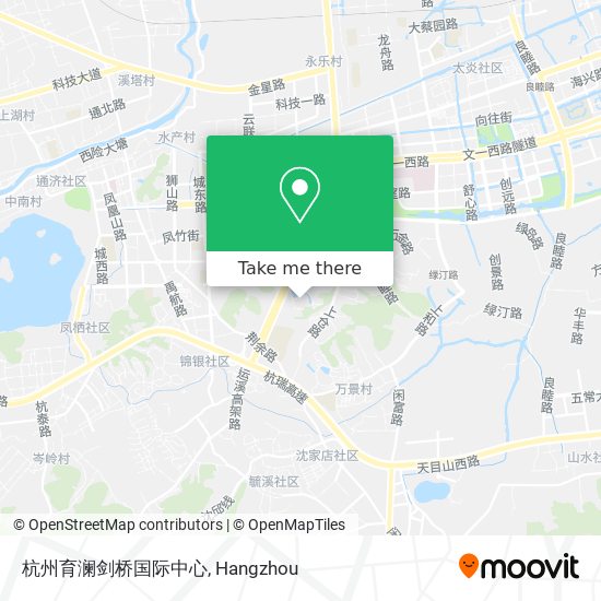 杭州育澜剑桥国际中心 map