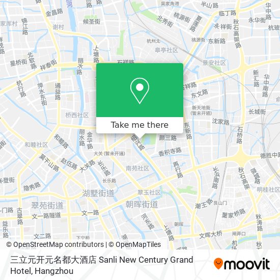 三立元开元名都大酒店 Sanli New Century Grand Hotel map