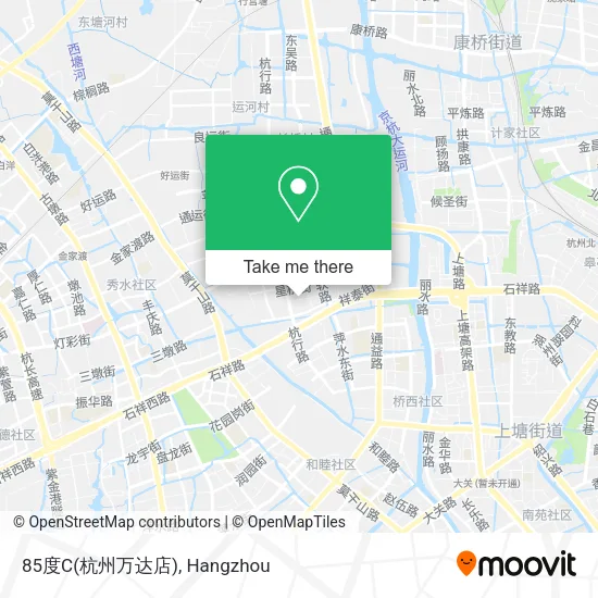 85度C(杭州万达店) map