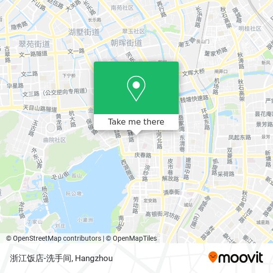 浙江饭店-洗手间 map