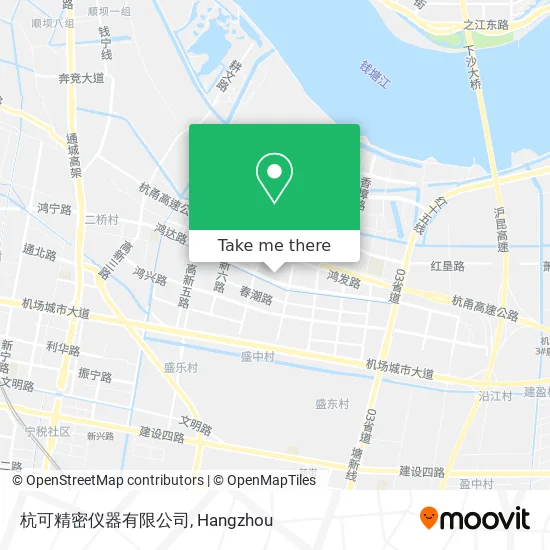 杭可精密仪器有限公司 map