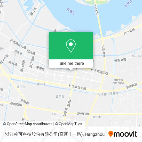 浙江杭可科技股份有限公司(高新十一路) map