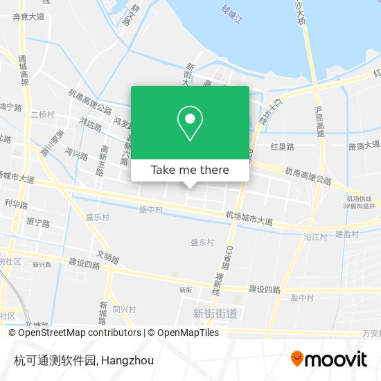 杭可通测软件园 map