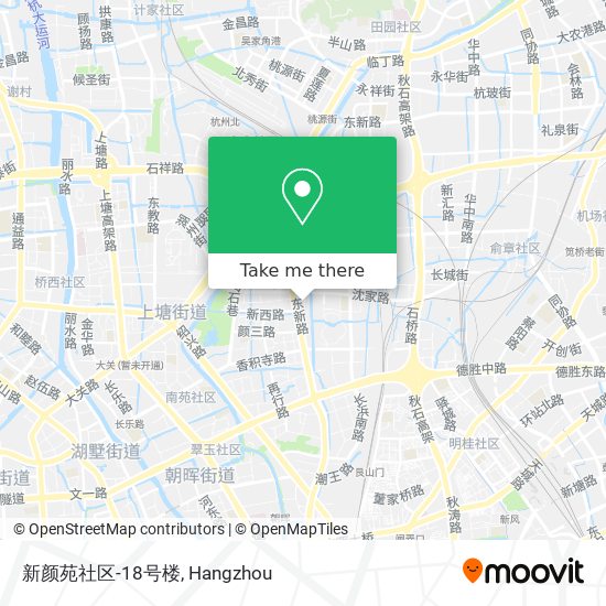 新颜苑社区-18号楼 map