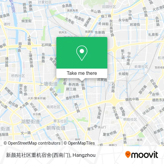 新颜苑社区重机宿舍(西南门) map