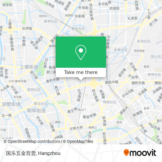 国乐五金百货 map