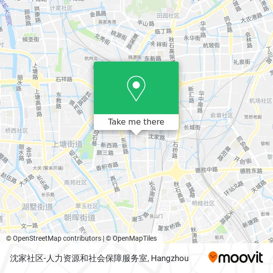 沈家社区-人力资源和社会保障服务室 map