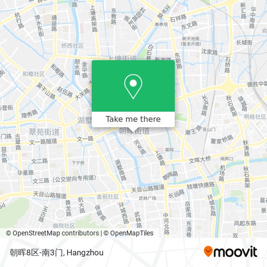 朝晖8区-南3门 map