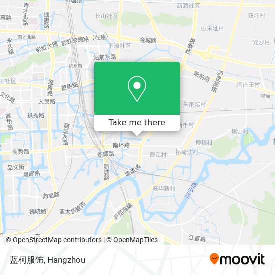 蓝柯服饰 map