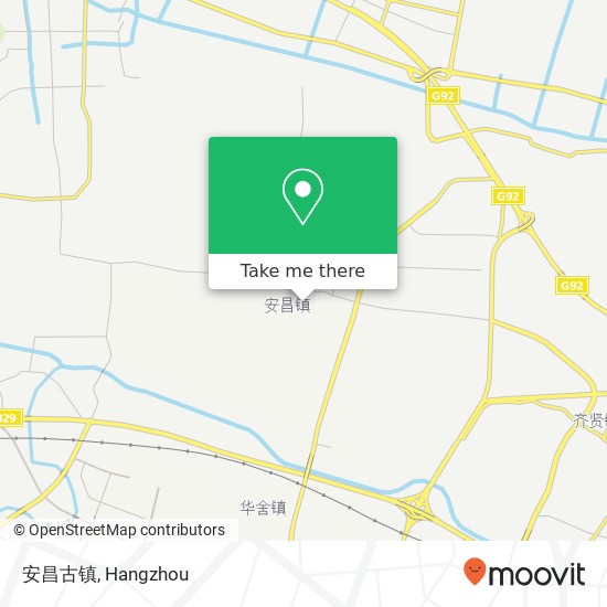 安昌古镇 map