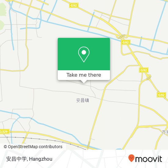 安昌中学 map