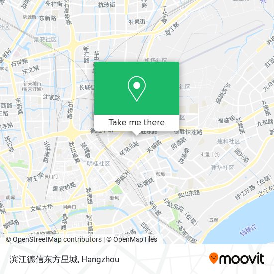 滨江德信东方星城 map