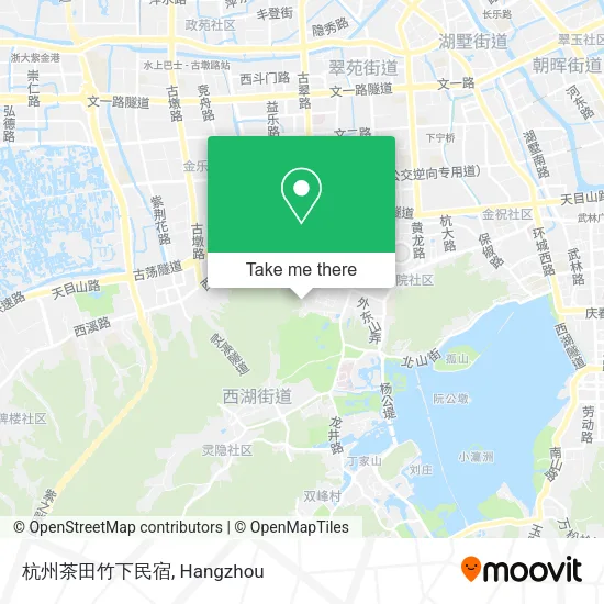 杭州茶田竹下民宿 map