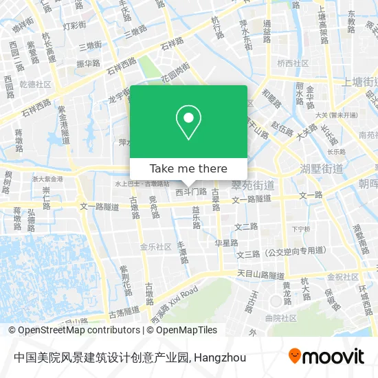 中国美院风景建筑设计创意产业园 map