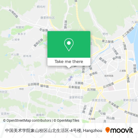 中国美术学院象山校区山北生活区-4号楼 map