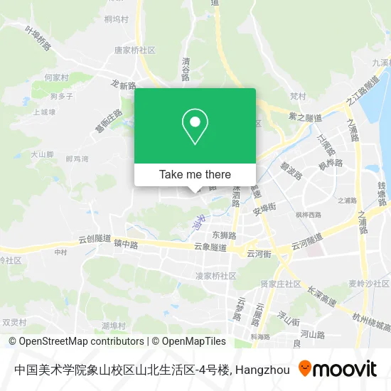 中国美术学院象山校区山北生活区-4号楼 map