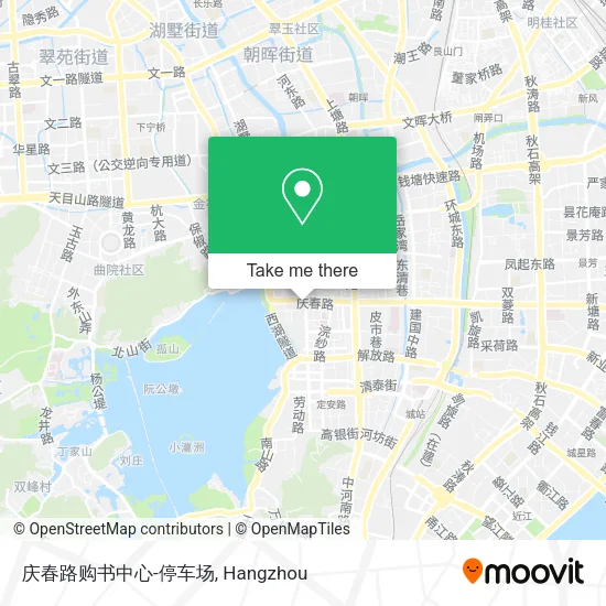 庆春路购书中心-停车场 map
